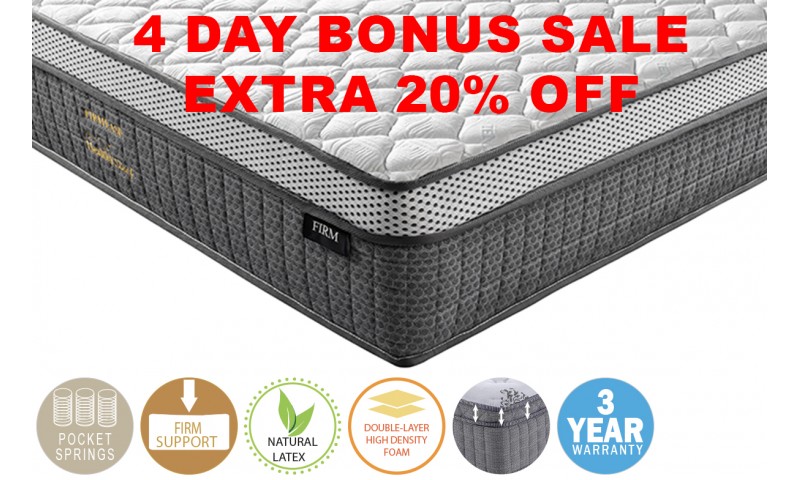 FIRMEASE DOUBLE MATTRESS WITH PILLOW TOP